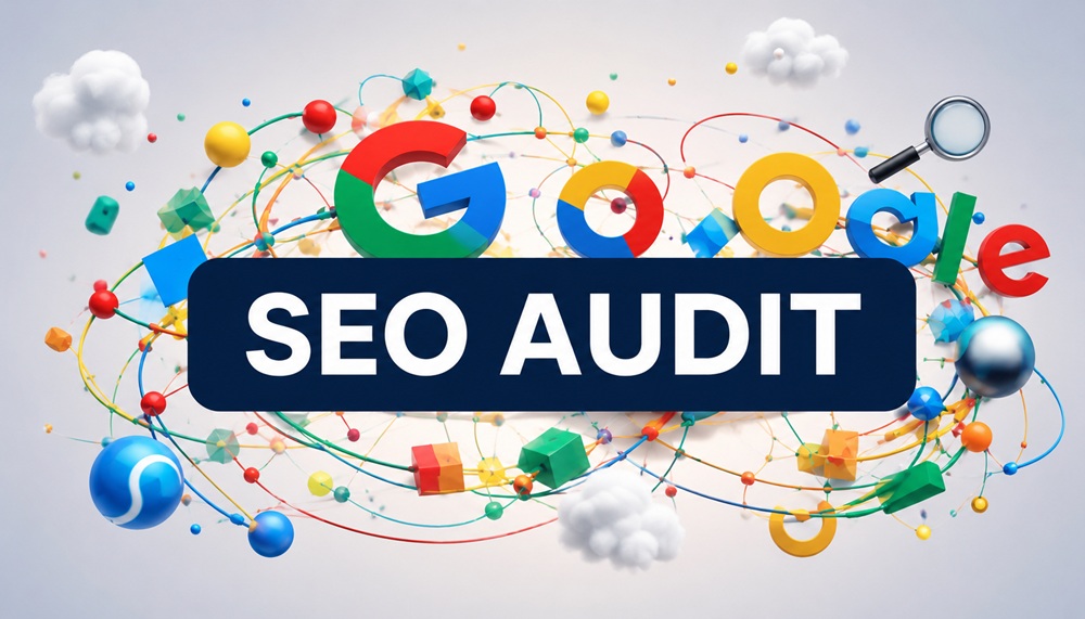 SEO audit dashboard showing ranking changes
